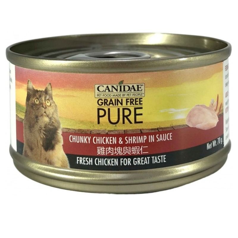 Canidae Pure Canned food for Cat Chunky Chicken Shrimp in