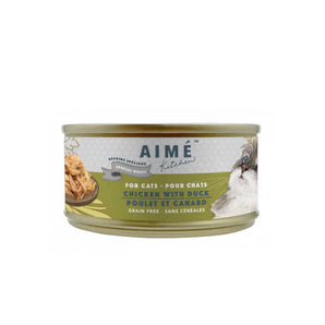 Aime Kitchen Silver Complete (Special Needs) Cans For Cats - Chicken with Duck 85g