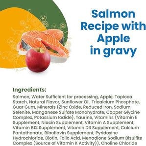 Almo Nature - HQS Complete Cat Wet Food - Salmone Recipe with Apple in Gravy 70g