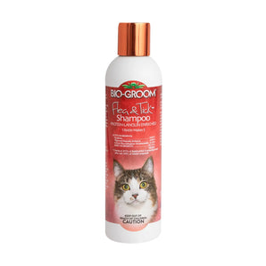 Bio-Groom - Flea & Tick Protein-Lanolin Enriched Shampoo for Cats 8oz