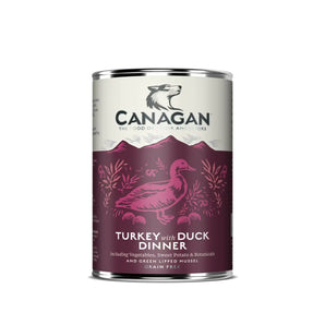 Canagan Dog Canned Food Turkey & Duck Dinner 400g