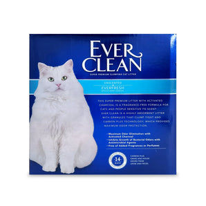 Ever Clean Everfresh With Activated Charcoal Unscented Odor Control Clay Cat Litter 25lb