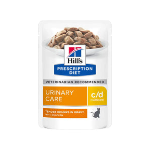 Hill's Prescription Diet - Feline c/d Multi Urinary Care Pouch with "Chicken" 85g