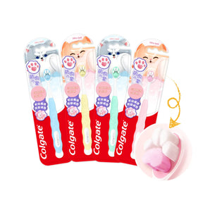 Colgate Cushion Clean Fluffy Paw Toothbrush