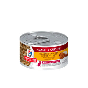 Hills Science Diet - Feline Adult Healthy Cuisine Roasted Chicken & Rice Medley Stew 2.8oz