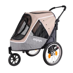 Ibiyaya | Happy Pet Bike Trailer-Jogger 2.0 Pet Stroller | Vetopia