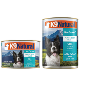 K9 Natural 狗主食罐 - 牛肉及藍尖尾鱈魚盛宴