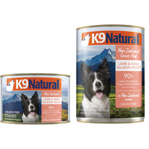 K9 Natural 狗主食罐 - 羊肉三文魚盛宴