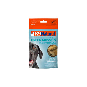 K9 Natural Freeze Dried Dog Treats - Healthy Snacks - Green Mussels 50g