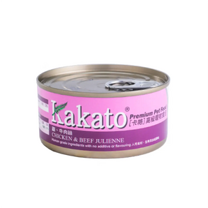 Kakato - Chicken & Beef Julienne (Dogs & Cats) Canned