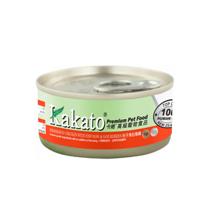 Kakato - Simmered Chicken With Fish Maw & Goji Berries (Dogs & Cats) Canned 70g