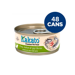 Kakato Complete Diet Tinned Food - Tuna, Salmon & Goji Berries 70g