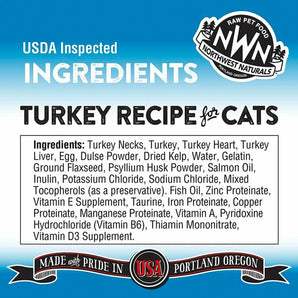 Northwest Naturals Freeze Dried Diets For Cats - Turkey Recipe