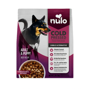 Nulo Cold Pressed Dog Food For Puppies & Adults - Beef & Lamb Recipe