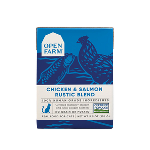 Open Farm Rustic Blend Wet Cat Food Chicken & Salmon 5.5oz