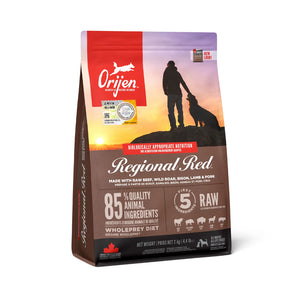 Orijen Grain Free Dog Food - Regional Red