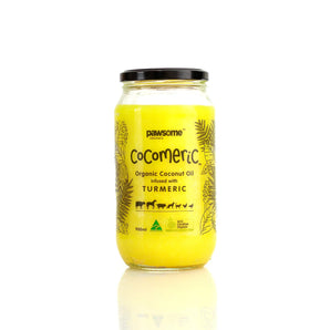 Pawsome Organics - Cocomeric Organics Coconut Oil Infused with Turmeric 450ml