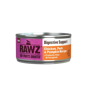 Rawz Solution Based Cat Wet Food - Digestive Support Chicken, Pork & Pumpkin Recipe 5.5oz