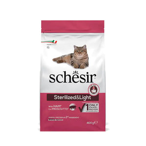 Schesir - Sterilized & Light Cat Food With Ham