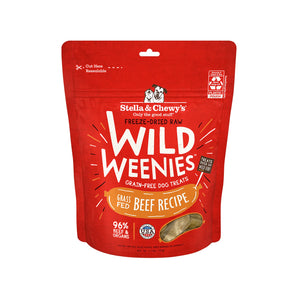 Stella & Chewy's Freeze-Dried Raw Wild Weenies Dog Treats - Beef Recipe