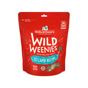 Stella & Chewy's Freeze-Dried Raw Wild Weenies Dog Treats - Lamb Recipe 3.25oz