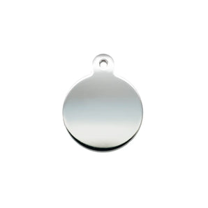 Thérèse Accessories | Classic Chrome Circle Pet ID Tags | Vetopia