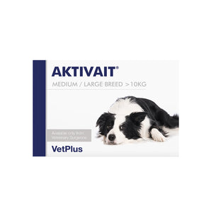 VetPlus - Aktivait Dog Medium & Large Breed (Brain Health Supplements) 60caps