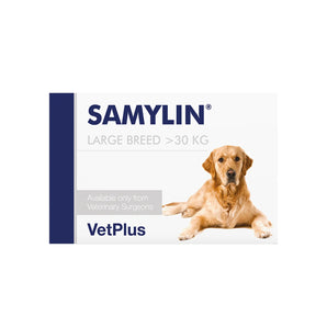 VetPlus - Samylin Tablet (Liver Supplement for Large Dogs 30kg) 30 Tablets