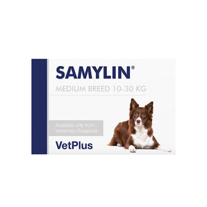 VetPlus - Samylin Tablet (Liver Supplement for Medium Dogs 10-30kg) 30 Tablets