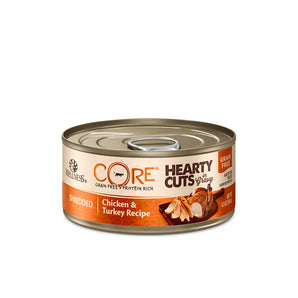 Wellness CORE Hearty Cuts For Cats - Grain Free Chicken & Turkey Can 5.5oz