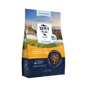 ZiwiPeak Steam & Dried Dog Food - Cage-Free Chicken with Orchard Fruits Recipe