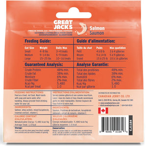 Great Jack's Salmon Freeze-Dried Grain-Free Cat Treats