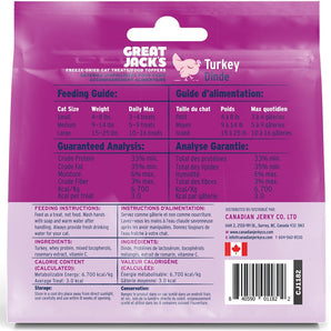 Great Jack's Turkey Freeze-Dried Grain-Free Cat Treats