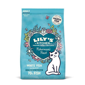 Lily's Kitchen - White Fish & Salmon Dry Cat Food - Vetopia