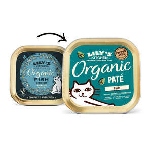 Lily's Kitchen - Wet Food For Cats - Organic Fish Paté 85g - Vetopia