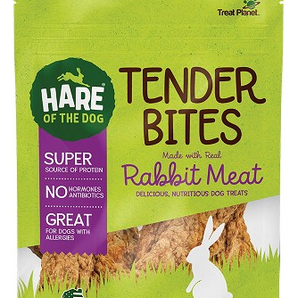 Hare Of The Dog Bagged Rabbit Dog Treats - Rabbit Tender Bites 4.5oz