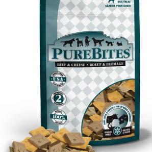 PureBites - Freeze Dried Beef Liver and Cheese Dog Treats 120g