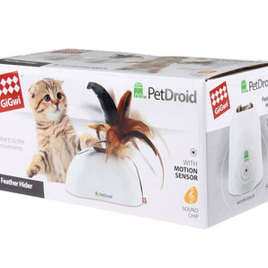 GiGwi - PET DROID Feather Feather Hider Interactive Cat Toy