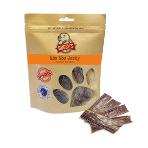 Bugsy's Dog Treats - Moo Moo Jerky (Premium Australian Beef Jerky) 70g