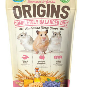 Vetafarm Origins Hamster & Gerbil Completely Balance Diet 500g - Vetopia Online Store