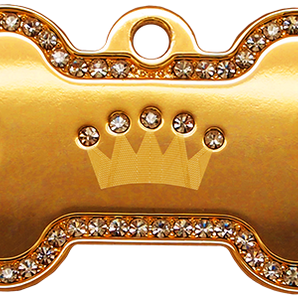 Swarovski Collection - IP Gold Crown Bone